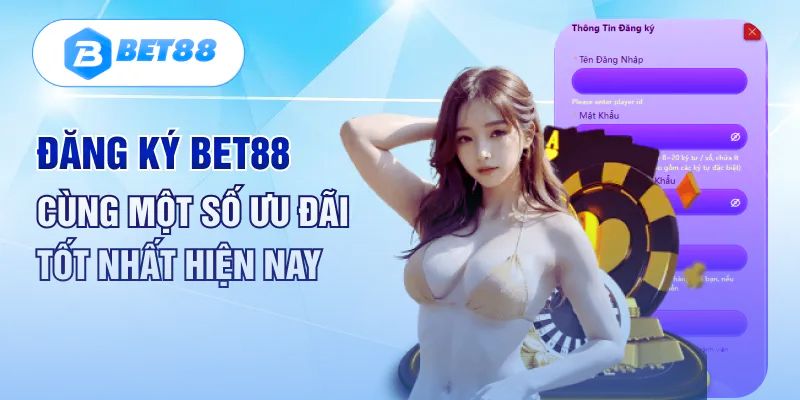 Hoàn tất đăng ký tài khoản Bet88 và bắt đầu tham gia giải trí