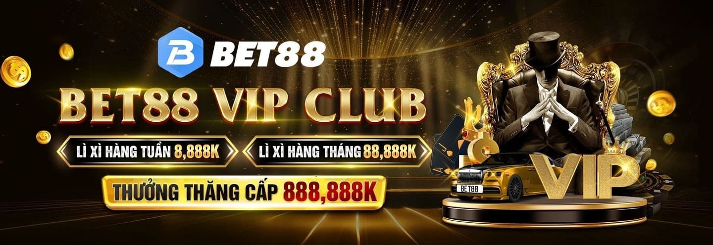 Bet88 lì xì hàng tuần 8888K, hằng tháng 88888K