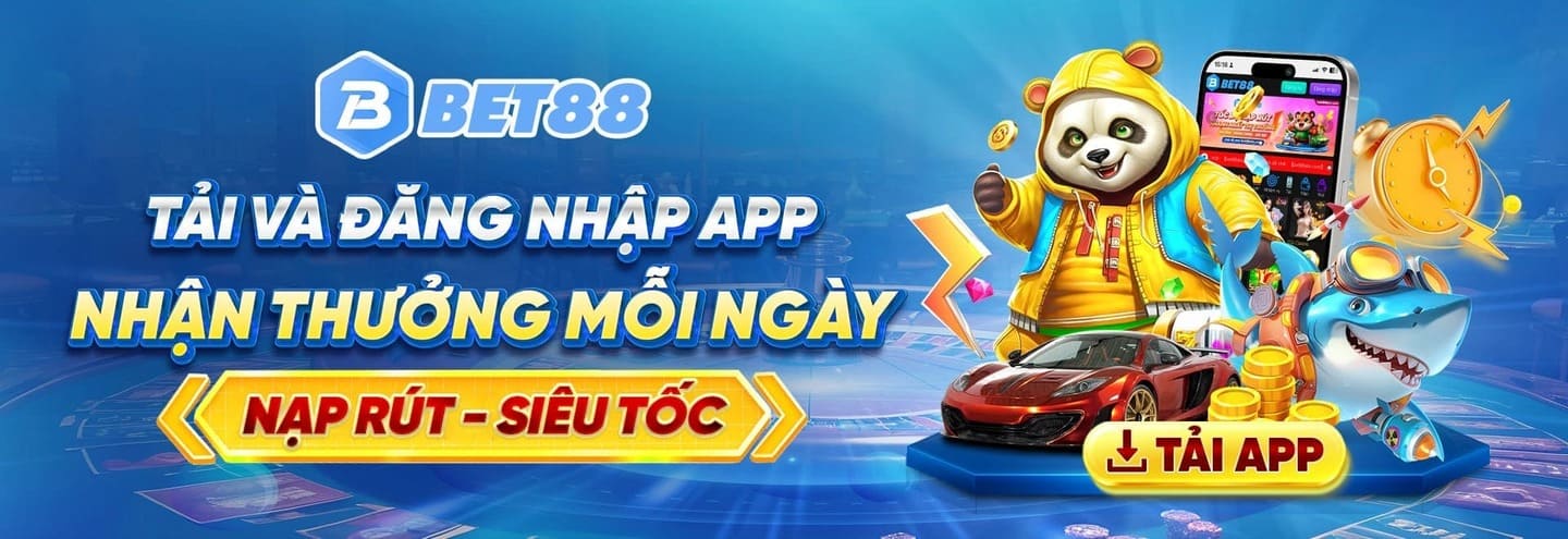 Tải app Bet88 và đăng nhập để nhận thưởng mỗi ngày